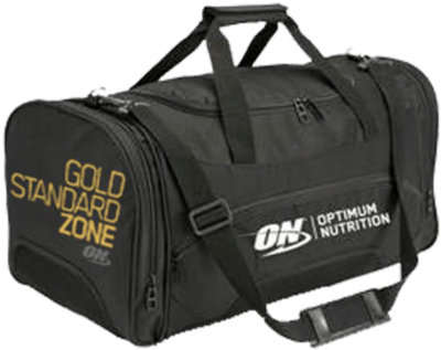 Optimum Nutrition Gold Standard Zone Kit Gym Travel - Optimum Nutrition Kit Bag Gold Standard Zone (640x640), Png Download