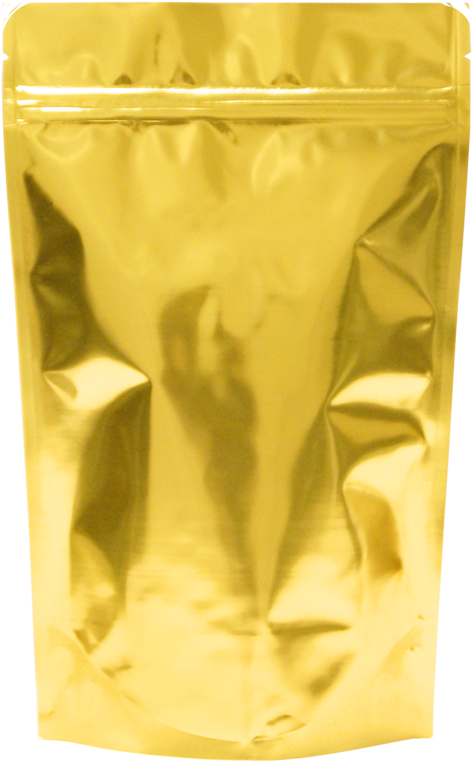 Foil Stand-up Pouches - Stand Up Pouch Gold Png (789x789), Png Download