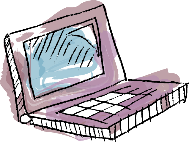 Laptop - Eye Shadow (733x553), Png Download