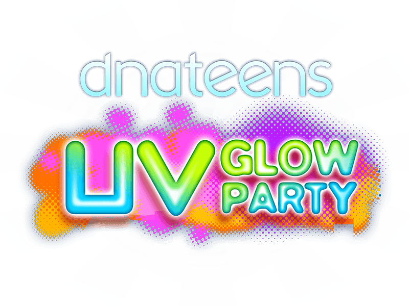 Uv Glow Party - Graphic Design (800x600), Png Download
