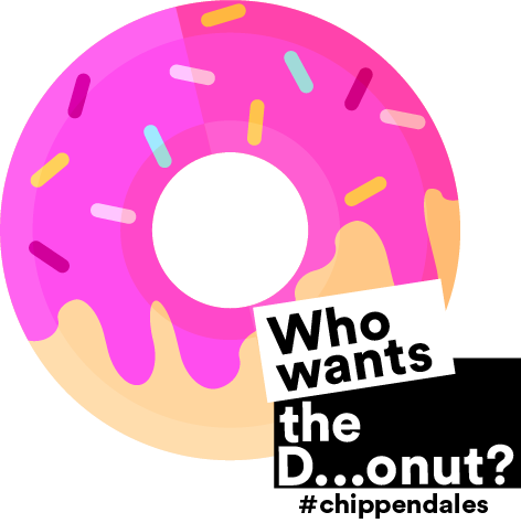 Chippendonut - Single Wing Creative (472x474), Png Download