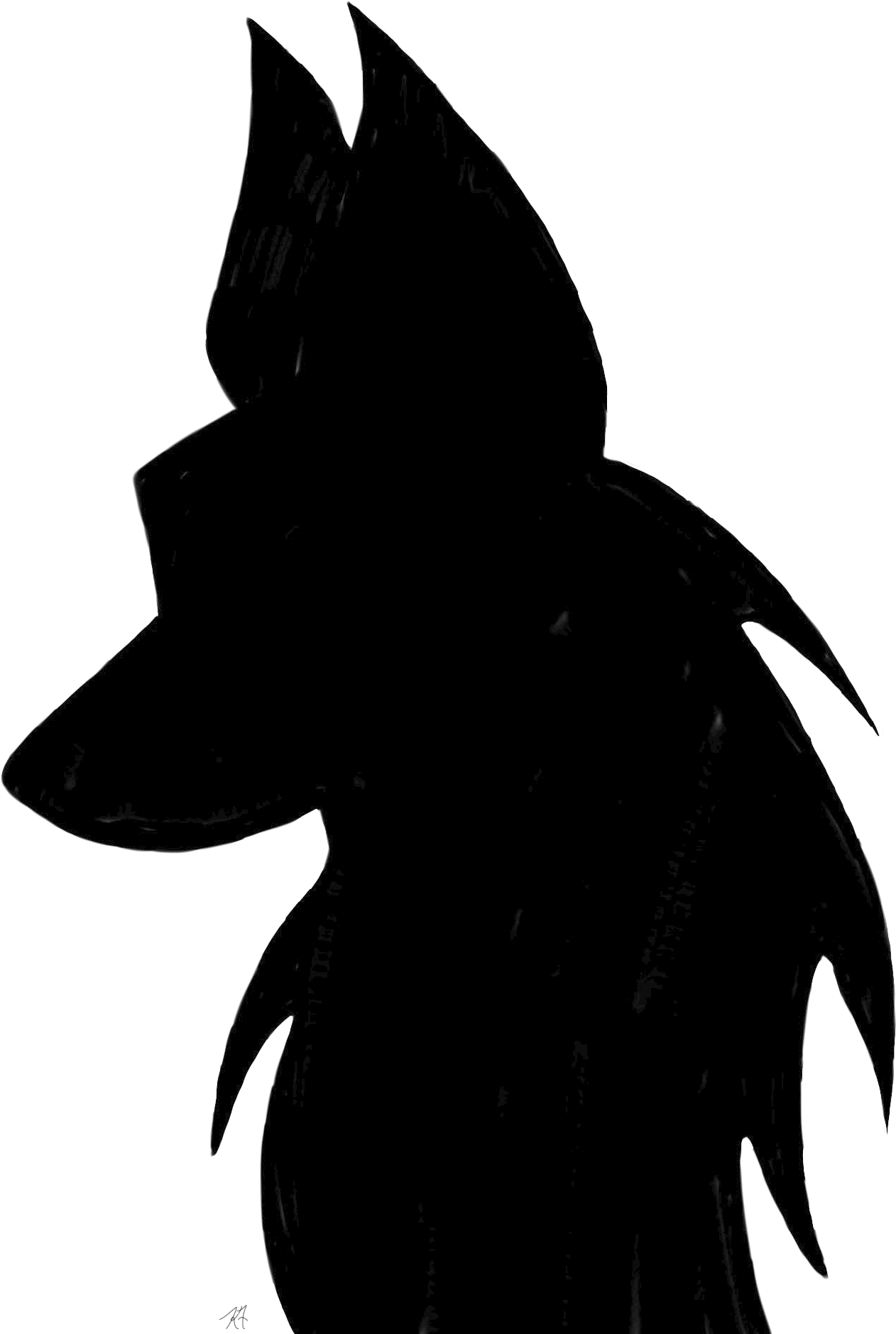 Background Information - Silueta Vlk (1536x2048), Png Download