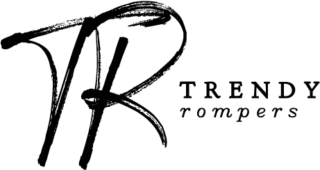 Black And White Trendy Logo (539x321), Png Download