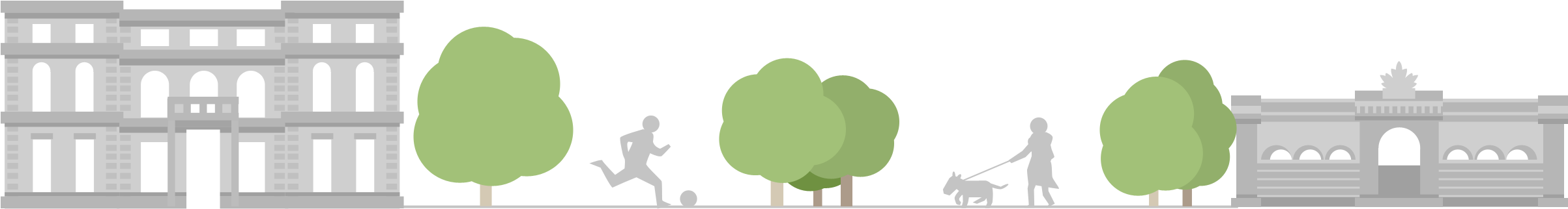 Copyright © 2013 Friends Of Gunnersbury Park & Museum - Illustration (2457x500), Png Download