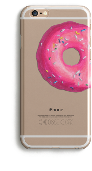 Transparent Pink Sprinkles Doughnut Case - Twenty One Pilots Self Titled Phone Case (600x600), Png Download