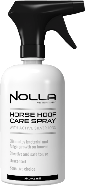Horse Hoof Care Spray Bottle - Horse (300x614), Png Download