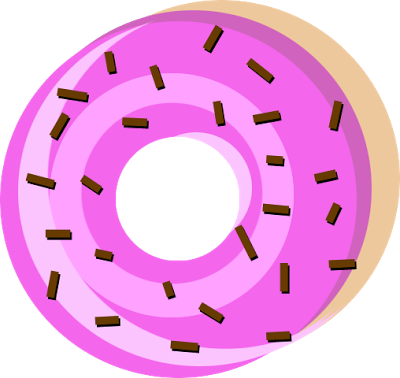 Donut Png - Doughnut (400x378), Png Download