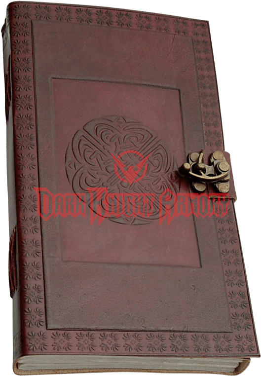 Celtic Circle Leather Journal With Lock - Wallet (763x763), Png Download