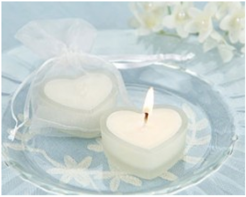 Mini Vela Formato Coração - Heart Candles (500x500), Png Download