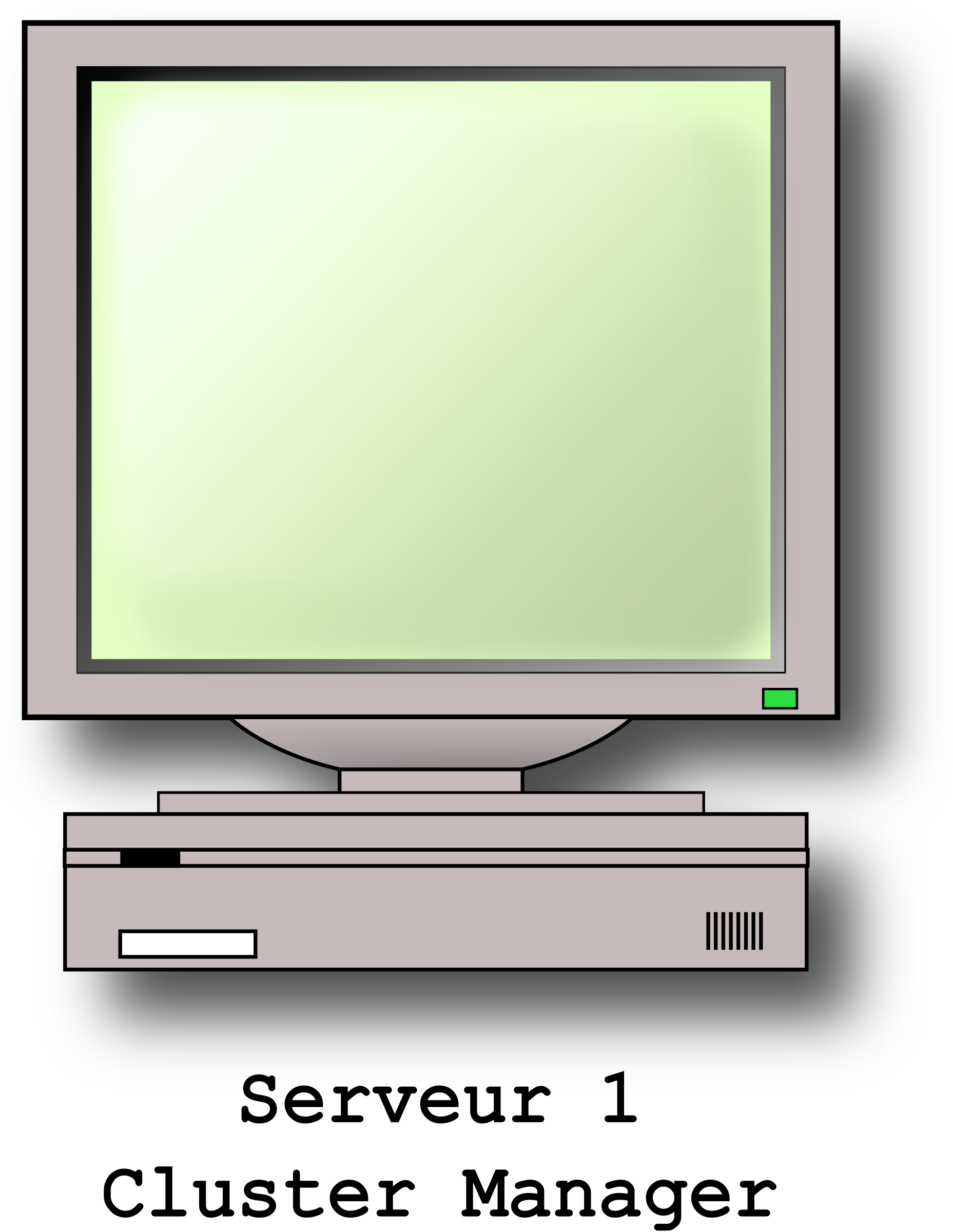 Screen Clipart Computer Monitors Television Cathode - Computer Monitor (1857x2400), Png Download