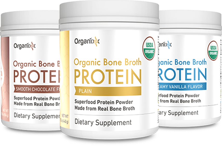 Only Real Organic Bone Broth Protein Powder Supplement - Circle (854x561), Png Download