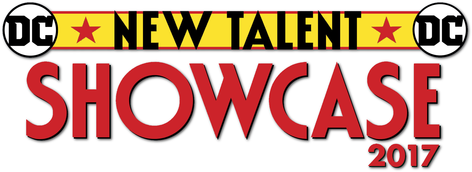 New Talent Showcase 2017 Logo - Dc Comics 3 T-shirts Swagbox (1925x700), Png Download