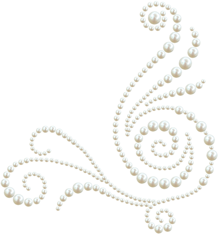 String Of Pearls Png Download - Desenho De Perolas Png (464x500), Png Download
