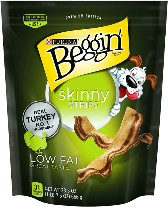 Beggin Strips Skinny Strips Dog Treats - Black Label Beggin Strips (700x700), Png Download