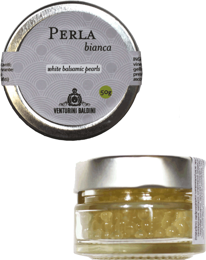 Venturini Baldini White Balsamic Pearls, 50g Jar - Stagg Jams - Banana Jam, 4oz Jar (1024x1024), Png Download