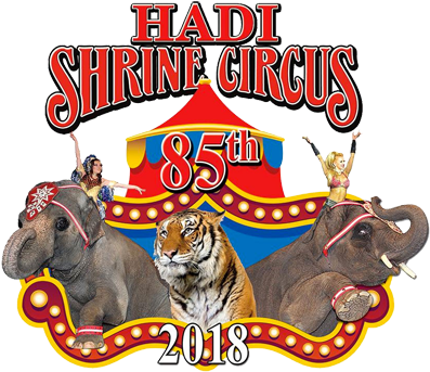 Hadi Shrine Circus - Tiger Design (432x371), Png Download