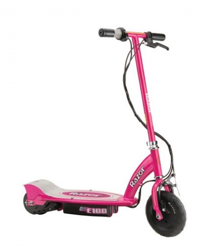 Razor 24v E100 Electric Scooter-pink - Razor E100 24v Electric Scooter - Pink (500x500), Png Download