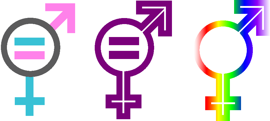 Equality For All Symbol Download - Symbols Of Female Equality (895x402), Png Download