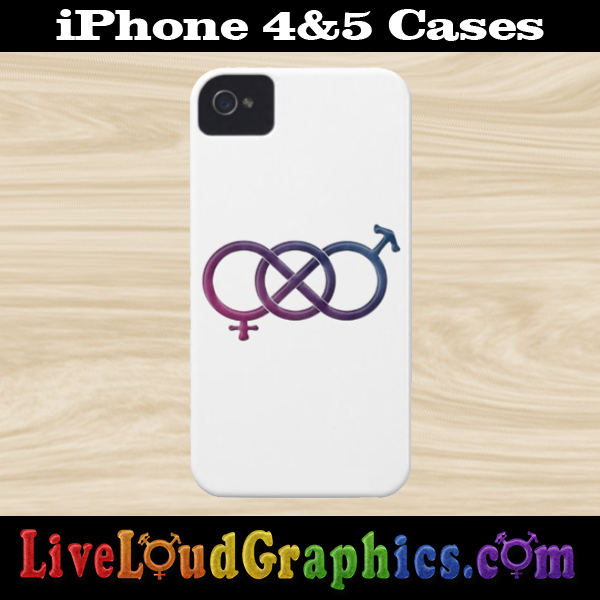 Bisexual Pride Gender Knot In Pride Flag Colors - Mobile Phone Case (600x600), Png Download