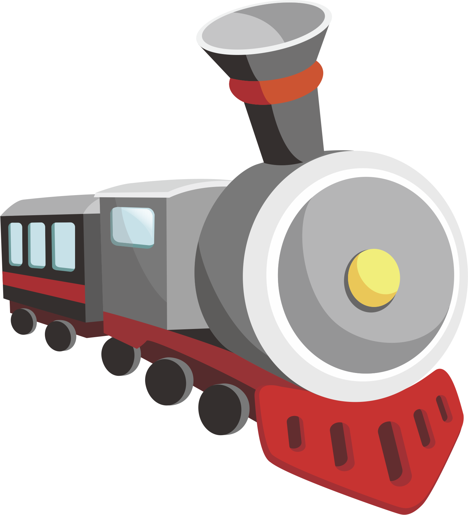 Related Wallpapers - Train Png Cartoon (1490x1639), Png Download