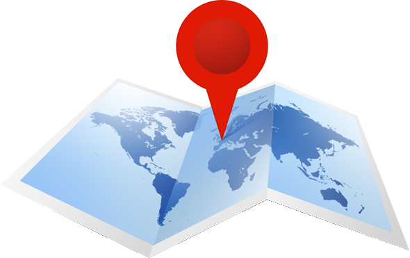 En Este Mapa Colocaremos Una "chincheta" Para Cada - Vordon 7 Inch Navigation Sat Nav Gps 4gb Fm Av-in For (590x371), Png Download