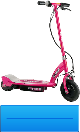 Pink Electric Scooter - Electric Scooter Pink (333x524), Png Download