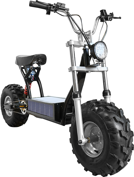 Electric Scooter Off Road Images - Off Road Electric Scooter Australia (447x587), Png Download