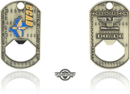Dog Tag Challenge Coins, Challenge Coins, Military - Challenge Coin (600x400), Png Download