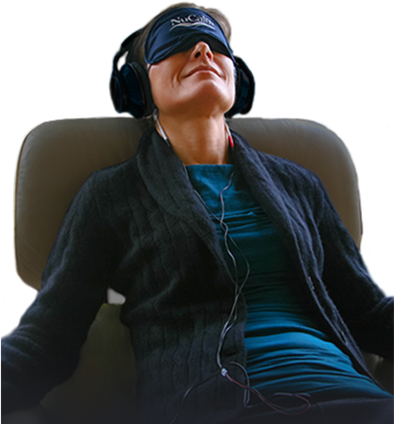 Nucalm's Sleep Mask Boasts It Can Provide Users With - Solace Lifesciences, Inc. (440x500), Png Download