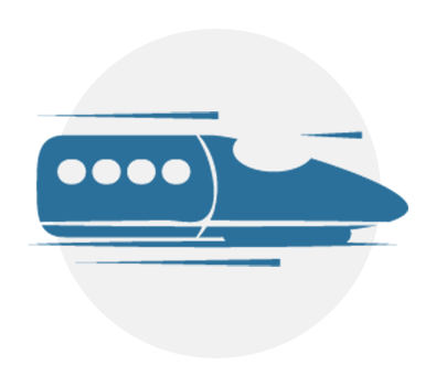 Start Exploring Japan - Bullet Train Vector Transparent (395x351), Png Download