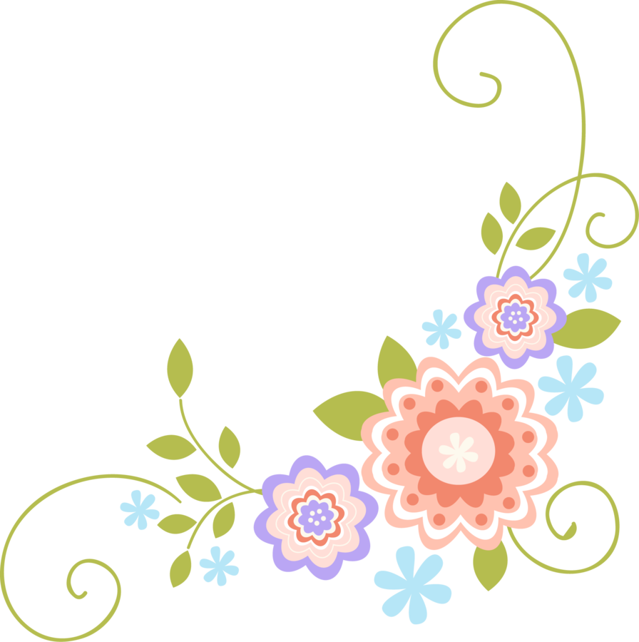 Free Download Bordas De Ramos Png Clipart Floral Design - Floral Bordas Png (896x900), Png Download