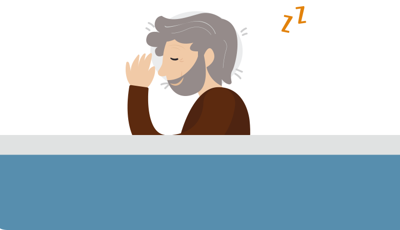 Most Veterans Who Receive Cbt For Insomnia Have Large - Cartoon (780x448), Png Download