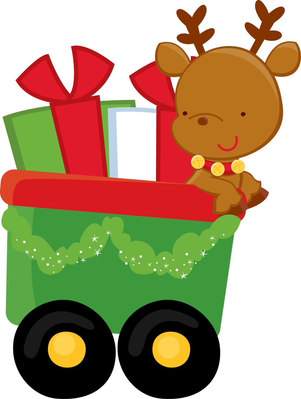 Bullet Train Clipart At Getdrawings - Clipart Natal Png (1002x1324), Png Download