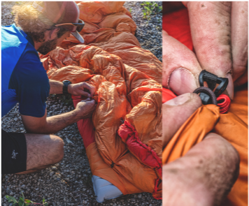 The Zenbivy Bed Is The World's First Two-piece Sleeping - Sleeping Bag (695x297), Png Download