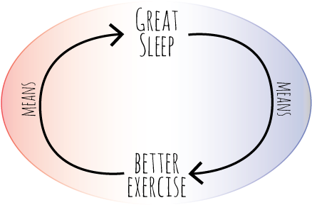 A Regular Exercise Routine Has Been Shown To Help People - Exercise And Sleep Relationship (450x307), Png Download