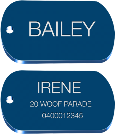 Military Dog Tag - Tropical Acres Steakhouse (600x600), Png Download