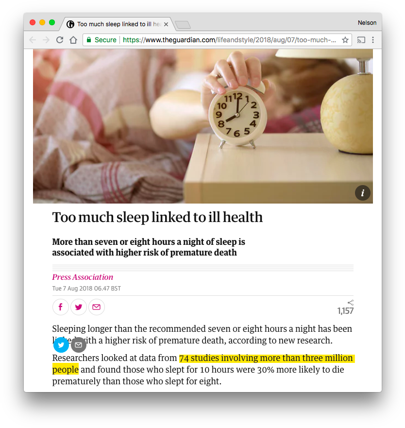 Https - //www - Theguardian - Much Sleep Linked To - Wake Up Light, Ayy Sunrise Simulation Alarm Clock Bedside (849x892), Png Download