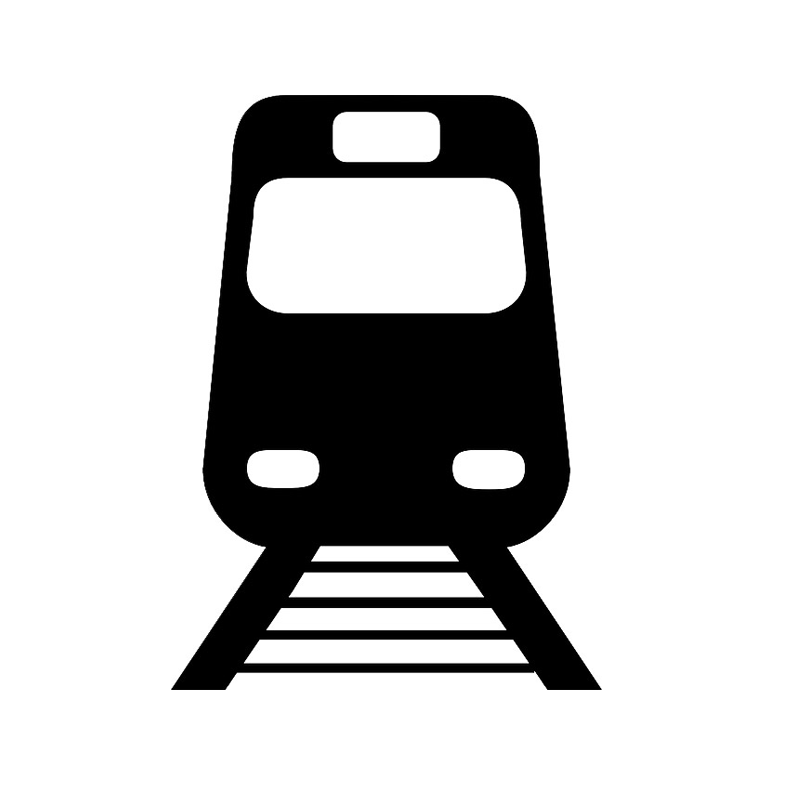 By Train - Png Train Pictogramme (786x786), Png Download