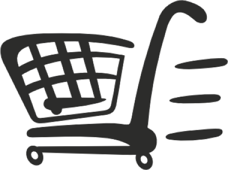Carrinho De Compras - Carrinhos De Supermercado Desenhos (450x336), Png Download