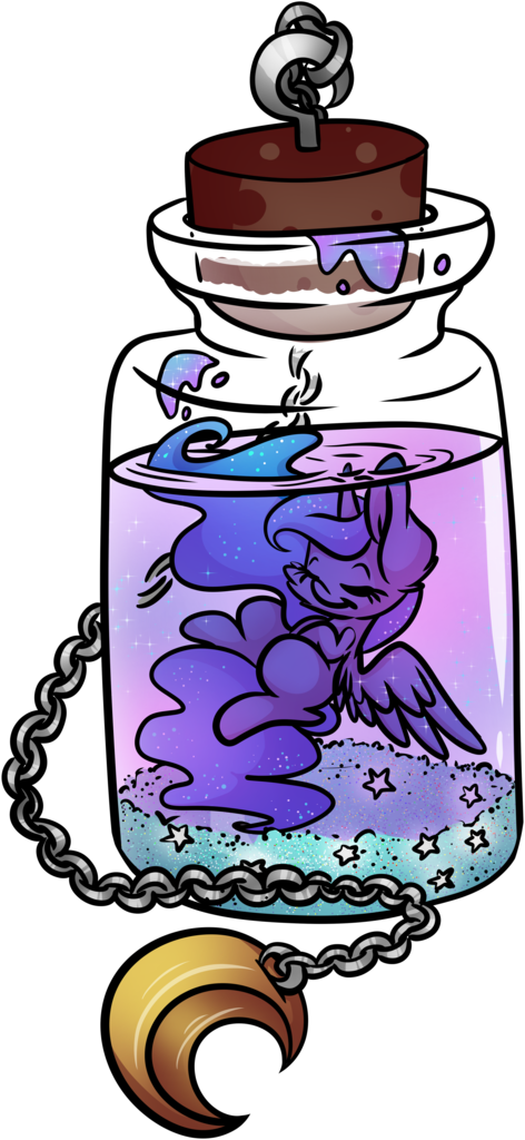 Absurd Res, Artist - Mlp Bottle Luna's (472x1024), Png Download