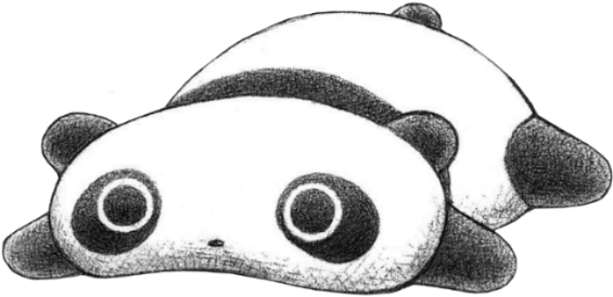 Tumblr Static Tare Panda Transparent - Tare Panda (1000x360), Png Download