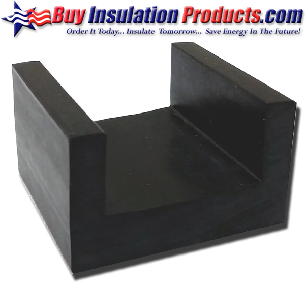 Floating Floor Rubber Joist Isolation Clip - Building Insulation (600x600), Png Download
