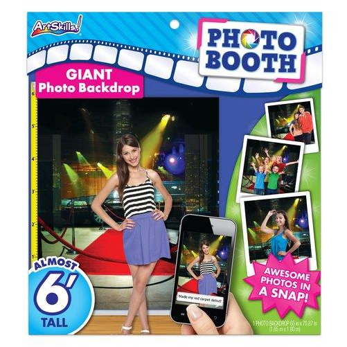 Auction - Lueby Loo's Red Carpet Photo Booth Kit - Backdrop With (1000x1000), Png Download