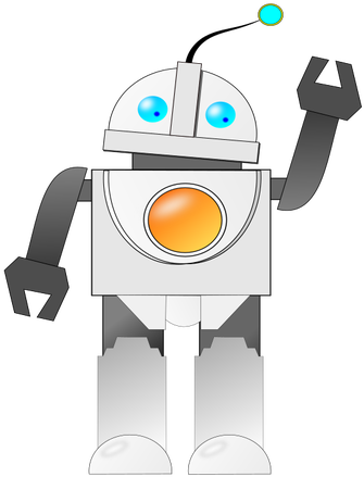 Cute Robot Clipart - Babs The 'bot [book] (353x500), Png Download