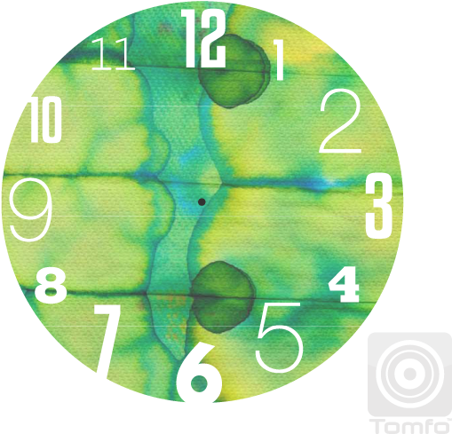 Tomfo-repurposeartclock1 - Circle (581x531), Png Download
