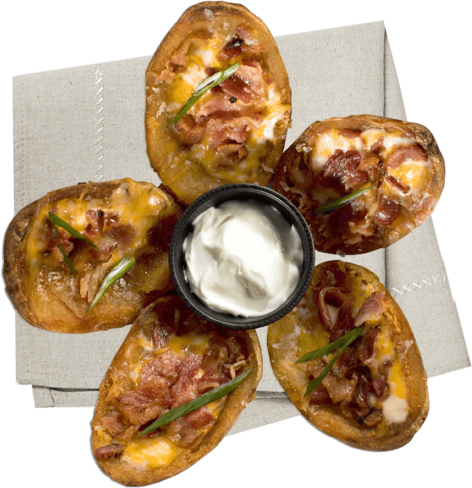 Appetizers Loaded Skins - Bruschetta (705x705), Png Download