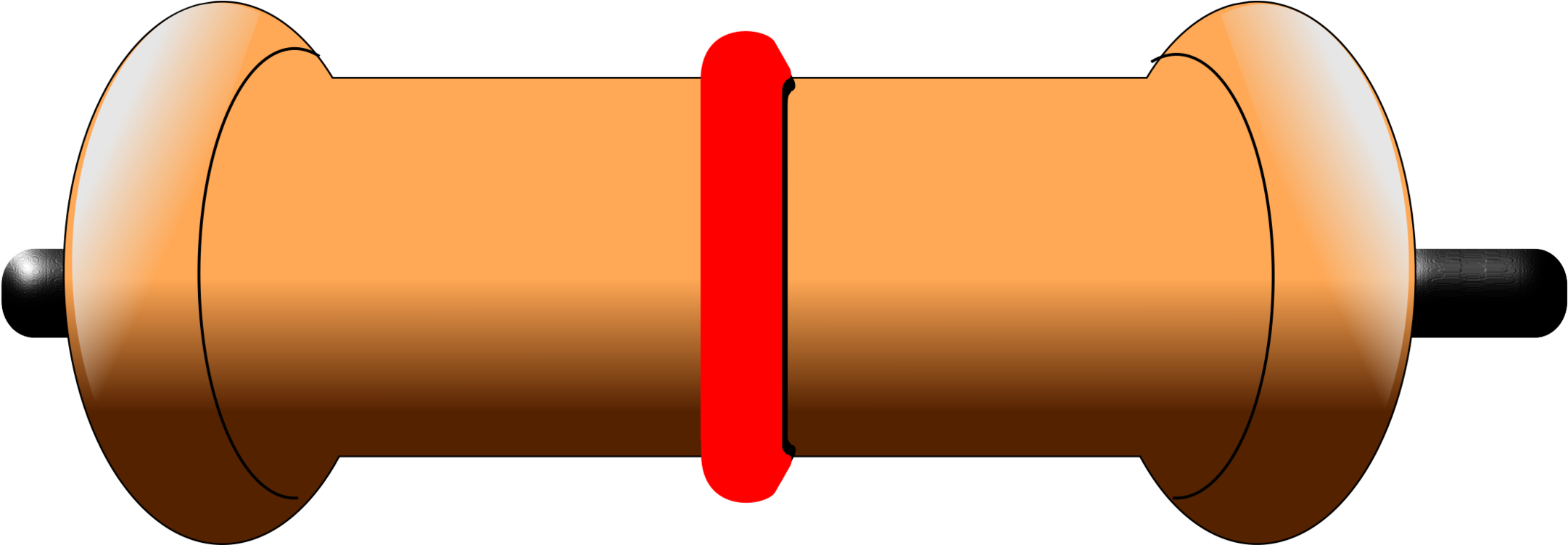Resistor Computer Icons Schematic Ohm Pdf - Clip Art (2332x750), Png Download