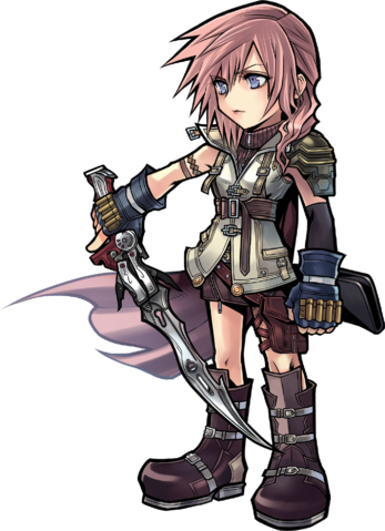 Dffoo Lightning - Dissidia Final Fantasy Opera Omnia (347x479), Png Download