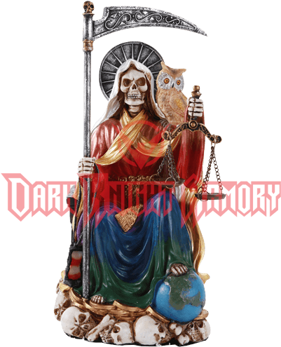 Santa Muerte Statue (500x500), Png Download