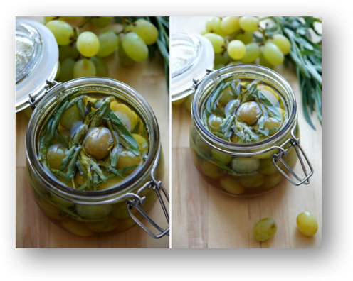 Famous For Its Pickles Pickled Tomatoes, Pickled Cabbage - Grape (504x400), Png Download